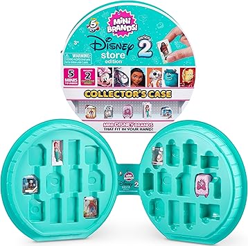 5 Mini Marcas Sorpresa Disney Store Serie 2 Mystery Capsule Juguete Coleccionable (Estuche de Coleccionista)